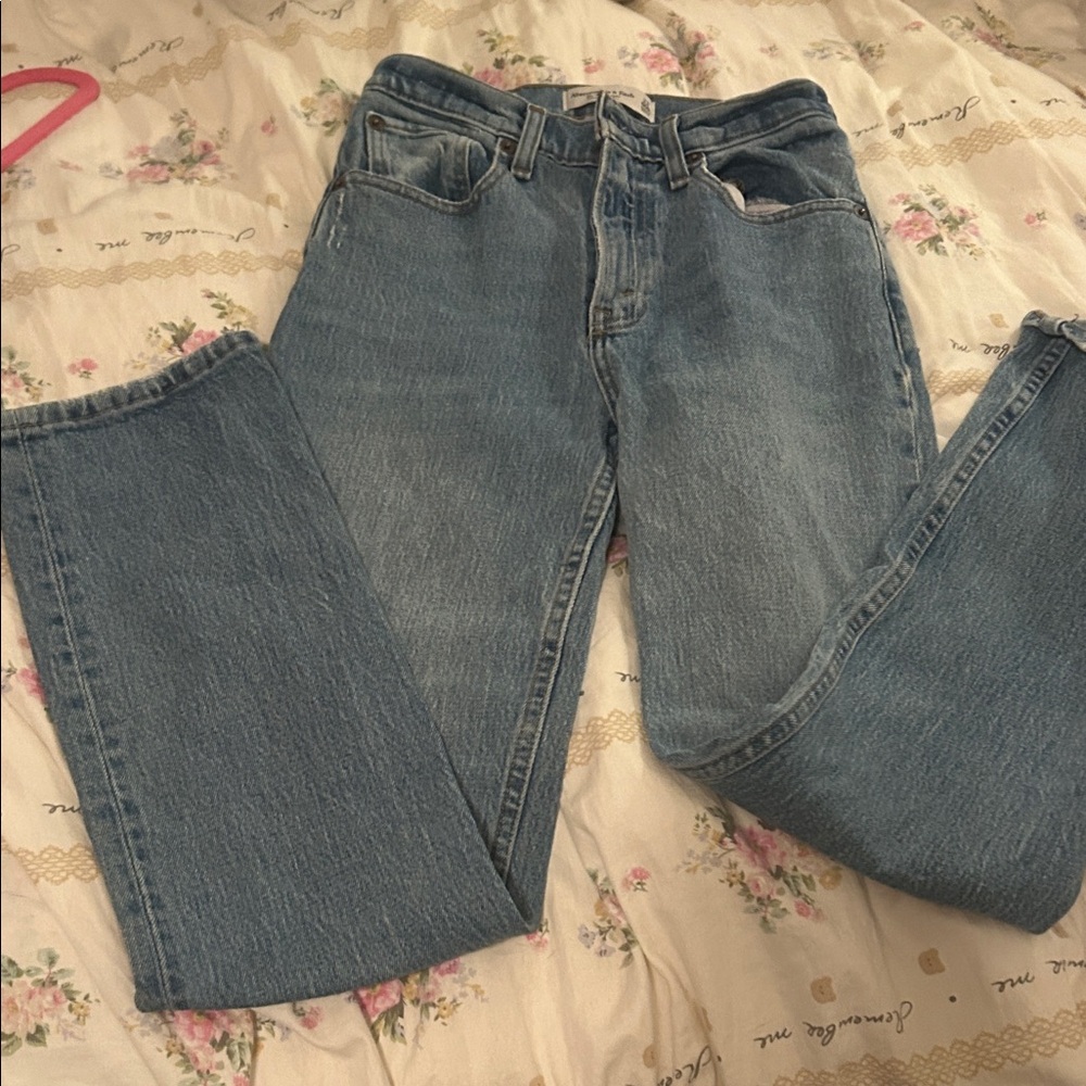 Abercrombie & Fitch Blue High Rise Jeans